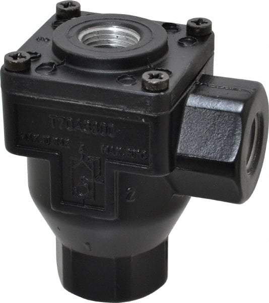 Norgren - 3/8" NPT Quick Exhaust Valve - 7 to 145 psi, Zinc Material - USA Tool & Supply