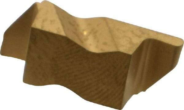 Kennametal - 3031NRD Grade KC850, 1.58mm Cutting Width Carbide Grooving Insert - 3.18mm Max Depth of Cut, Right Hand, 0.79mm Corner Radius, TiC/TiCN/TiN Finish - USA Tool & Supply