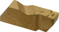 Kennametal - 3189NGD K Grade KC850, 4.8mm Cutting Width Carbide Grooving Insert - 6.35mm Max Depth of Cut, Right Hand, 0.57mm Corner Radius, TiC/TiCN/TiN Finish - USA Tool & Supply