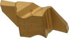 Kennametal - 2062NGP Grade KC850, 1.58mm Cutting Width Carbide Grooving Insert - 2.79mm Max Depth of Cut, Left Hand, 0.19mm Corner Radius, TiC/TiCN/TiN Finish - USA Tool & Supply
