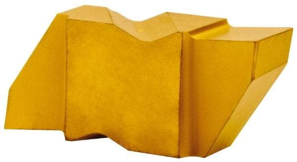 Kennametal - 4250NGP Grade KC850, 6.35mm Cutting Width Carbide Grooving Insert - 6.35mm Max Depth of Cut, Right Hand, 0.57mm Corner Radius, TiC/TiCN/TiN Finish - USA Tool & Supply