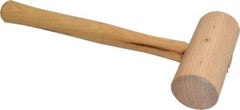 Garland - 1-1/4 Lb Head Wooden Mallet - 13-1/2" Long Wood Handle - USA Tool & Supply