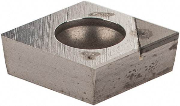 Iscar - CCMT2-0 T Grade IB55 CBN Turning Insert - Uncoated, 80° Diamond, 1/4" Inscr Circle, 3/32" Thick, 0.008" Corner Radius - USA Tool & Supply