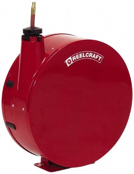 Reelcraft - 35' Spring Retractable Hose Reel - 300 psi, Hose Included - USA Tool & Supply