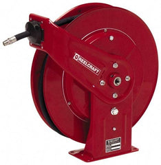 Reelcraft - 50' Spring Retractable Hose Reel - 300 psi, Hose Included - USA Tool & Supply