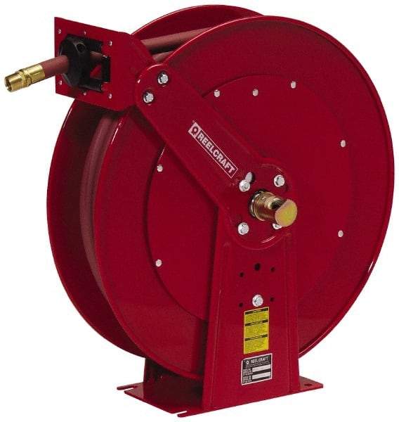 Reelcraft - 75' Spring Retractable Hose Reel - 300 psi, Hose Included - USA Tool & Supply