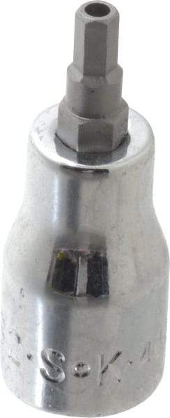 SK - 3/8" Drive, 5/32" Hex Bit Socket - 1-11/16" OAL, Tamper Resistant - USA Tool & Supply
