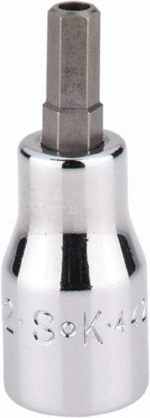 SK - 3/8" Drive, 7/32" Hex Bit Socket - 1-11/16" OAL, Tamper Resistant - USA Tool & Supply