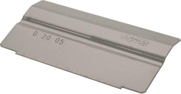 Vidmar - Tool Box Steel Drawer Divider - 3-1/2" Wide x 3-7/8" Deep x 1-7/8" High, Gray, For Vidmar Cabinets - USA Tool & Supply