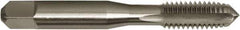 Vermont Tap & Die - 1/4-28 UNF 4 Flute Bright Finish High Speed Steel Straight Flute Standard Hand Tap - Plug, Right Hand Thread, 2-1/2" OAL, 1" Thread Length, H2 Limit, Oversize - Exact Industrial Supply
