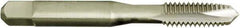 Vermont Tap & Die - 5/8-18 UNF, 3 Flute, Bright Finish, High Speed Steel Spiral Point Tap - Plug Chamfer, Right Hand Thread, 3-13/16" OAL, 1-13/16" Thread Length, 12.19mm Shank Diam, 2/3B Class of Fit, Series 3112 - Exact Industrial Supply