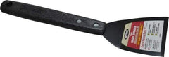 Hyde Tools - Stiff Carbon Steel Bent Chisel - 3" Blade Width x 4-1/2" Blade Length, 8" Long Polypropylene Handle - USA Tool & Supply