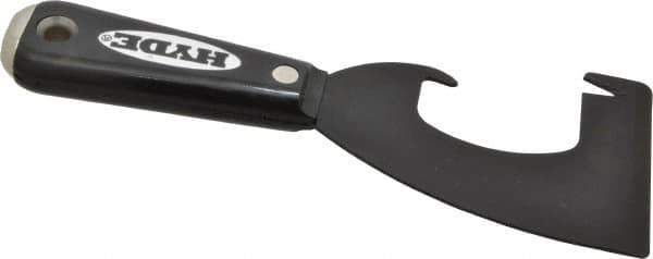 Hyde Tools - Stiff Carbon Steel 1-Edge Scraper - 3" Blade Width x 4-1/2" Blade Length, Nylon Handle - USA Tool & Supply