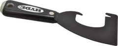 Hyde Tools - Stiff Carbon Steel 1-Edge Scraper - 3" Blade Width x 4-1/2" Blade Length, Nylon Handle - USA Tool & Supply