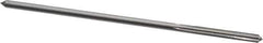 Interstate - 0.121" High Speed Steel Chucking Reamer - Straight Flute, Straight Shank - USA Tool & Supply