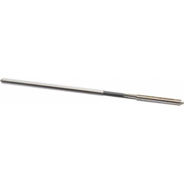 Interstate - 0.1275" High Speed Steel 6 Flute Chucking Reamer - USA Tool & Supply