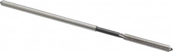 Interstate - 0.128" High Speed Steel 6 Flute Chucking Reamer - USA Tool & Supply