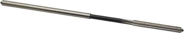 Interstate - 0.135" High Speed Steel 6 Flute Chucking Reamer - Straight Flute, 0.1275" Straight Shank - USA Tool & Supply