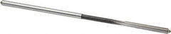 Interstate - 0.137" High Speed Steel 6 Flute Chucking Reamer - Straight Flute, 0.135" Straight Shank - USA Tool & Supply