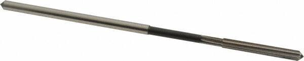 Interstate - 0.1375" High Speed Steel 6 Flute Chucking Reamer - Straight Flute, 0.135" Straight Shank - USA Tool & Supply