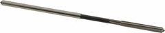 Interstate - 0.1375" High Speed Steel 6 Flute Chucking Reamer - Straight Flute, 0.135" Straight Shank - USA Tool & Supply