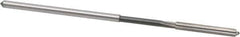 Interstate - 0.139" High Speed Steel 6 Flute Chucking Reamer - Straight Flute, 0.135" Straight Shank - USA Tool & Supply