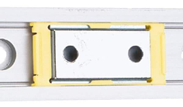 Igus - 1,000mm OAL x 27mm Overall Width x Self Lubricated Linear Guide Systems - 60mm Between Holes - USA Tool & Supply
