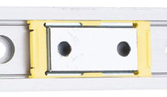 Igus - 1,000mm OAL x 27mm Overall Width x Self Lubricated Linear Guide Systems - 60mm Between Holes - USA Tool & Supply