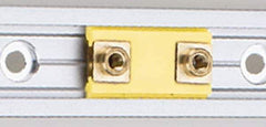 Igus - 500mm OAL x 17mm Overall Width x Self Lubricated Linear Guide Systems - 60mm Between Holes - USA Tool & Supply
