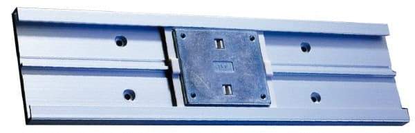Igus - 500mm OAL x 80mm Overall Width x Self Lubricated Linear Guide Systems - 150mm Between Holes - USA Tool & Supply