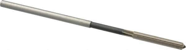 Interstate - 0.1555" High Speed Steel 6 Flute Chucking Reamer - Straight Flute, 0.151" Straight Shank - USA Tool & Supply