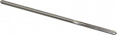 Interstate - 0.158" High Speed Steel 6 Flute Chucking Reamer - USA Tool & Supply