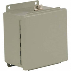 Wiegmann - NEMA 4 Steel Standard Enclosure with Continuous Hinge Cover - USA Tool & Supply