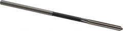 Interstate - 0.1845" High Speed Steel 6 Flute Chucking Reamer - Straight Flute, 0.1805" Straight Shank - USA Tool & Supply