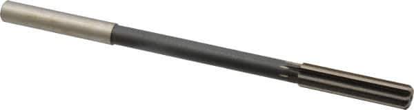 Interstate - 0.409" High Speed Steel 8 Flute Chucking Reamer - Straight Flute, 0.373" Straight Shank - USA Tool & Supply