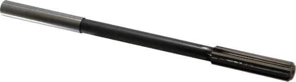 Interstate - 0.43" High Speed Steel 8 Flute Chucking Reamer - Straight Flute, 0.373" Straight Shank - USA Tool & Supply