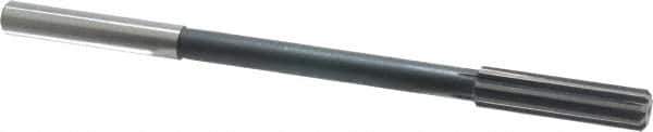 Interstate - 0.435" High Speed Steel 8 Flute Chucking Reamer - Straight Flute, 0.373" Straight Shank - USA Tool & Supply