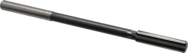 Interstate - 0.439" High Speed Steel 8 Flute Chucking Reamer - Straight Flute, 0.373" Straight Shank - USA Tool & Supply