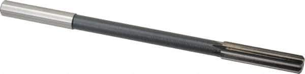 Interstate - 0.474" High Speed Steel 8 Flute Chucking Reamer - Straight Flute, 0.4355" Straight Shank - USA Tool & Supply