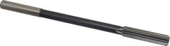 Interstate - 0.49" High Speed Steel 8 Flute Chucking Reamer - Straight Flute, 0.4355" Straight Shank - USA Tool & Supply