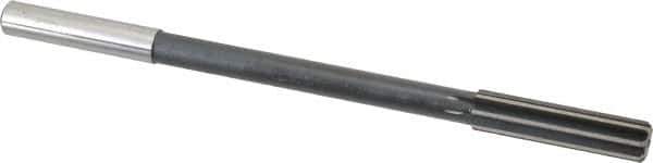 Interstate - 1/2" High Speed Steel 8 Flute Chucking Reamer - Straight Flute, 0.4355" Straight Shank - USA Tool & Supply