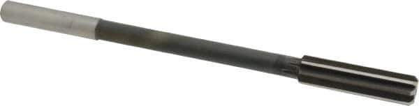 Interstate - 0.561" High Speed Steel 8 Flute Chucking Reamer - Straight Flute, 0.4355" Straight Shank - USA Tool & Supply