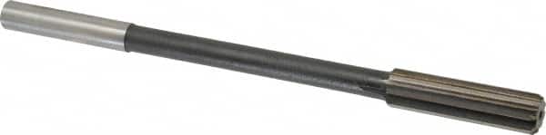 Interstate - 0.569" High Speed Steel 8 Flute Chucking Reamer - USA Tool & Supply