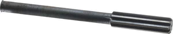 Interstate - 0.579" High Speed Steel 8 Flute Chucking Reamer - Straight Flute, 0.4355" Straight Shank - USA Tool & Supply