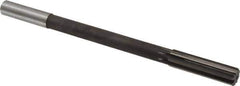 Interstate - 0.611" High Speed Steel 8 Flute Chucking Reamer - Straight Flute, 9/16" Straight Shank - USA Tool & Supply