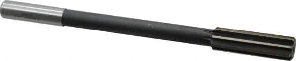 Interstate - 11/16" High Speed Steel 8 Flute Chucking Reamer - Straight Flute, 9/16" Straight Shank - USA Tool & Supply