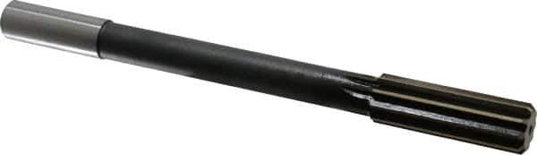 Interstate - 0.874" High Speed Steel 10 Flute Chucking Reamer - Straight Flute, 3/4" Straight Shank - USA Tool & Supply