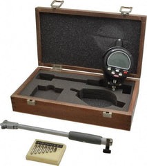 SPI - 0.7 to 1-1/2", 5" Deep, Electronic Bore Gage - Up to 0.00025" Accuracy, 0.001mm Resolution, Data Output, Includes Indicator - USA Tool & Supply