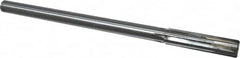 Made in USA - 0.498" Carbide-Tipped 6 Flute Dowel Pin Chucking Reamer - USA Tool & Supply