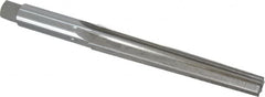 Interstate - 0.45" Small End, 0.617" Large End, 9/16" Shank, 4" Flute, Brown and Sharpe Taper Reamer #5 - USA Tool & Supply